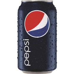 DRINK PEPSI COLA CANS (24 X 375ML) # 2971 SCHWEPPES