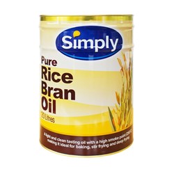 OIL RICE BRAN 20LT # 162752 SIMPLY