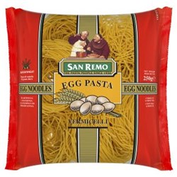 VERMICELLI EGG NOODLE (12 X 250GM) # 01109007 SAN REMO