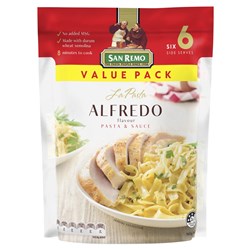 PASTA ALFREDO #250 LA PASTA 160GM (8) #51125088 SAN REMO