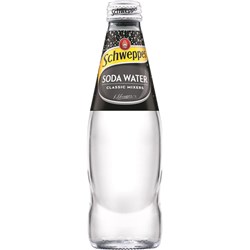 WATER SODA GLASS (24 X 300ML) # 10001400 SCHWEPPES