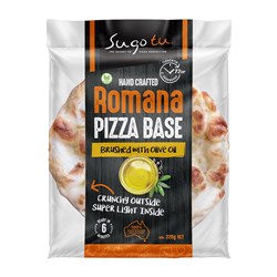 PIZZA BASE RETAIL ROMANO OLIVE OIL 12S # RETRO SUGO TU