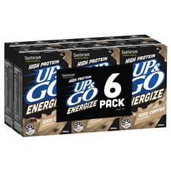 DRINK UP & GO PROTEIN ENERGIZE COFFEE (4 X 6 X 250ML) # 80379 SANITARIUM