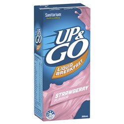 DRINK UP & GO STRAWBERRY (12 X 350ML) # 94922 SANITARIUM