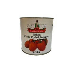 TOMATO WHOLE PEELED ITALIAN 2.55KG(6) # TWP/6A9 SELESTA