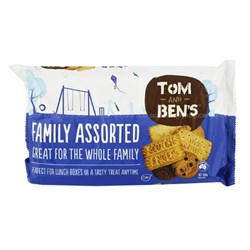 BISCUIT ASSORTED CREAM (6 X 500GM) # TB FAC 500 TOM & BEN'S