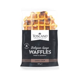 WAFFLE CHOC CHIP (8 X 4 X 90GM) # 4111102 TOSCANO
