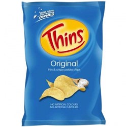 CHIPS ORIGINAL 175GM(12) THINS