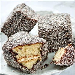 LAMINGTONS CREAM I/W (24 X 80GM) # 8014 THOMPSONS PIES