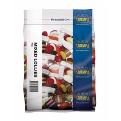 LOLLY PARTY MIX 1KG(10) # VMIXLOL1C TRUMPS