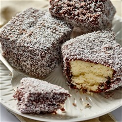 LAMINGTON PLAIN I/W (24 X 80GM) # 8013 THOMPSONS PIES