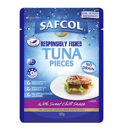 TUNA POUCH SWEET CHILLI (12 X 100GM) (4) # 8379 SAFCOL