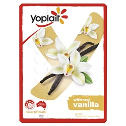 YOGHURT VANILLA (4 X 12 X 100GM) # 1792 YOPLAIT