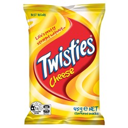 TWISTIES CHEESE (24 X 45GM)