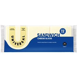 CHEESE SANDWICH SLICES 72S 1.5KG(8) # FS0015 UNIVERSAL