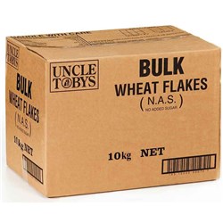 WHEAT FLAKES 10KG #101065 UNCLE TOBY