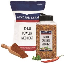 BD CHILLI CRUSHED MEDIUM HEAT SS 1KG(10) # CHIL049 WINDSOR FARM