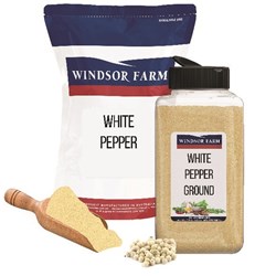 PEPPER WHITE GROUND 1KG( 10 ) # PEPP429S-1 WINDSOR FARM