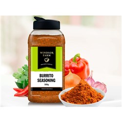 SEASONING BURRITO JAR 500GM(6) # SEAS980-JR WINDSOR FARM