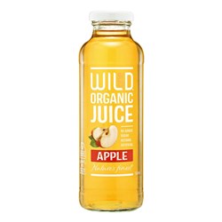 JUICE ORGANIC APPLE (12 X 360ML) # W1JOJAP360 WILD ONE