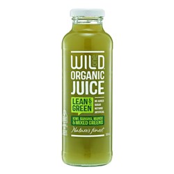 JUICE ORGANIC LEAN & GREEN (12 X 360ML) # W1JOJLG360 WILD ONE