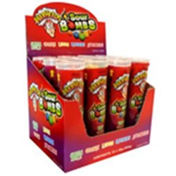 LOLLY SOUR BOMBS (12 X 50GM) # 945103 WARHEADS