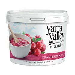 SAUCE CRANBERRY 2.25KG(3) # YV-5008 YARRA VALLEY HILLTOP