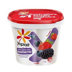 YOGHURT MIXED BERRY 1KG(6) # 2254 YOPLAIT