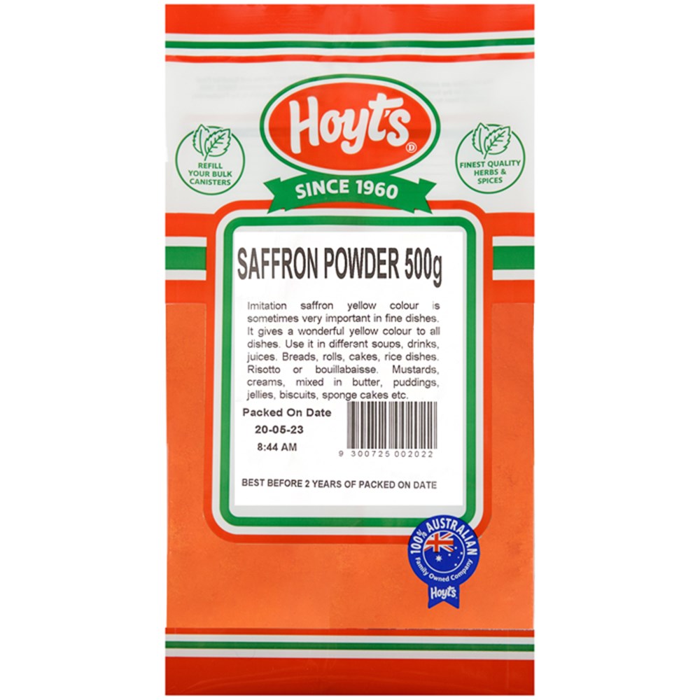 SAFFRON POWDER 500GM HOYTS 500GM HOYTS Superior Foods