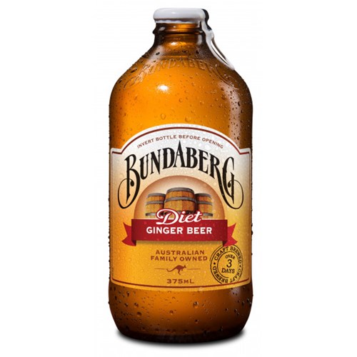 DRINK GINGER BEER DIET (12 X 375ML) # 2113 BUNDABERG