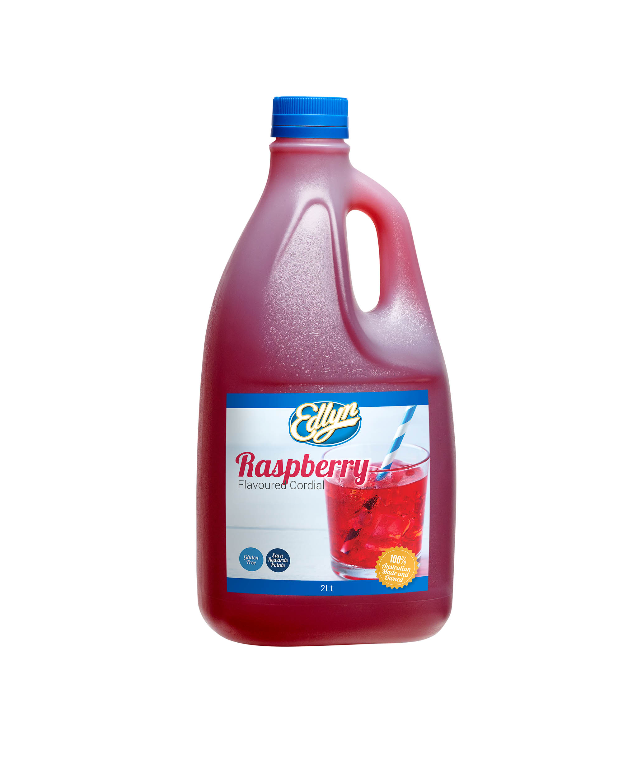 Edlyn Raspberry Cordial CORDIAL RASPBERRY 2LT(6) EDLYN 2LT(6) EDLYN - Superior Foods