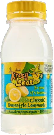 JUICE LEMONADE (10X200ML) # 200MLKLPA KRAZY LEMON - Superior Foods