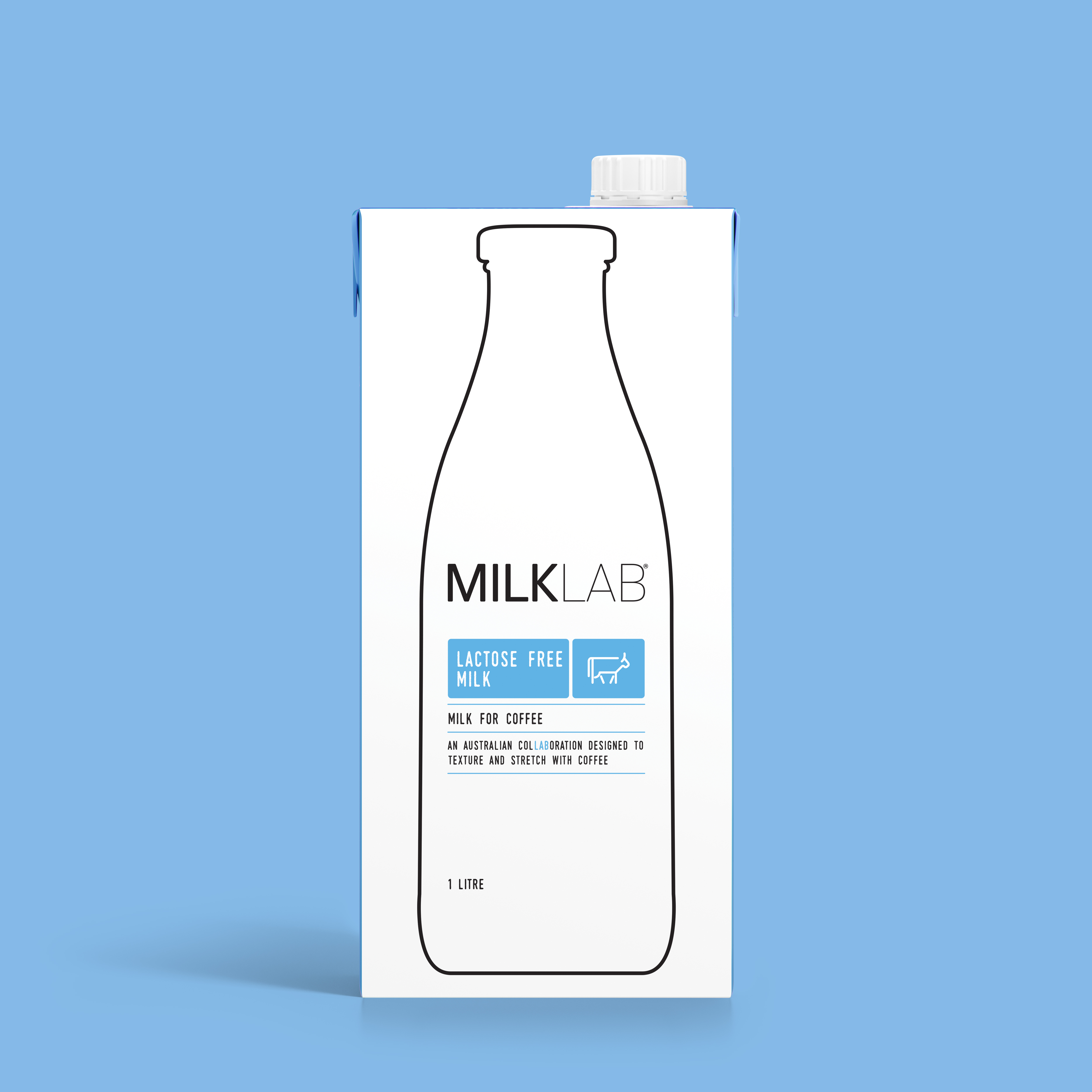 MILK LACTOSE FREE (BLUE) (12 X 1LT) # 11468 MILKLAB - Superior