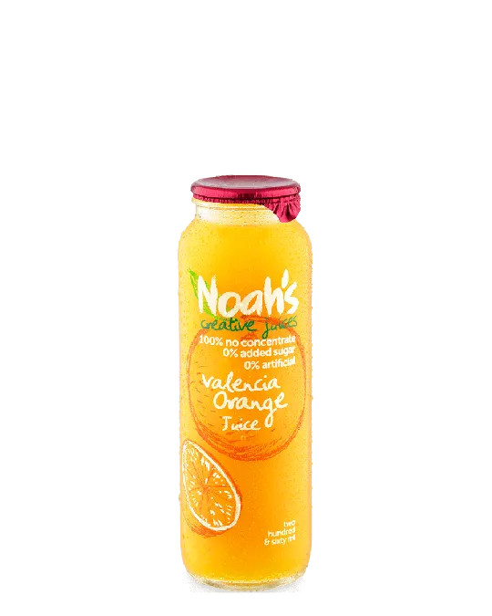 JUICE ORANGE VALENCIA (12X260ML) # 3648 NOAHS CREATIVE JUICES ...