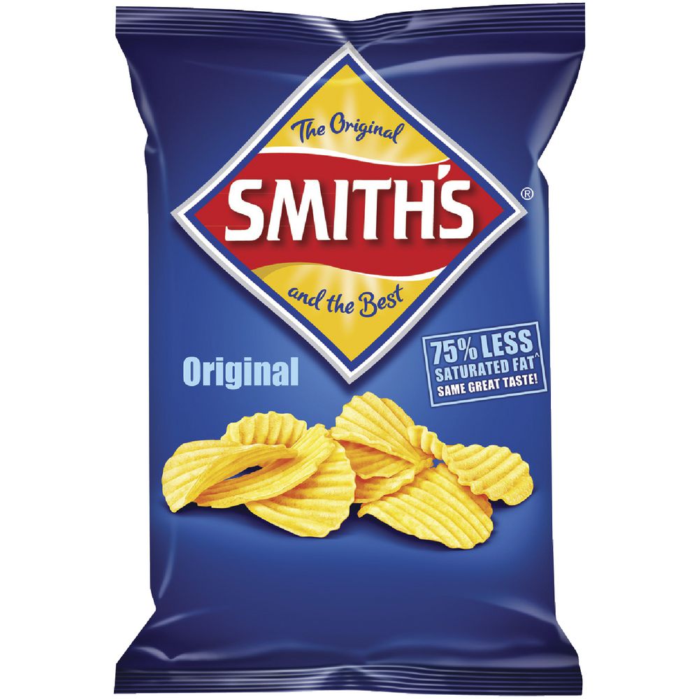 CHIPS CRINKLE CUT ORIGINAL (15X45G) 23630 SMITHS Superior Foods