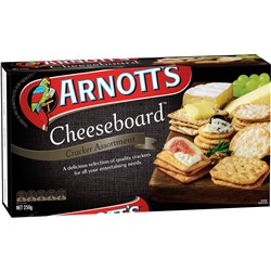 BISCUIT CHEESEBOARD 250GM(12) # 200280993618 ARNOTTS