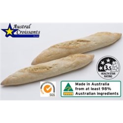 BREAD BANETTE BAGUETTE HALF (48 X 110GM) #050 AUSTRAL