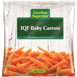 CARROT BABY IQF 2KG(6) # 2446329 GARDEN SUPREME