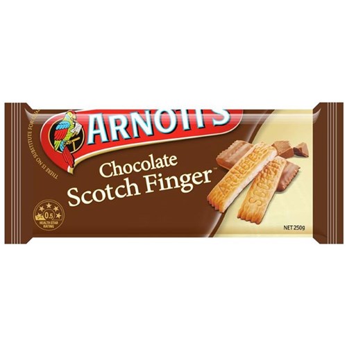 BISCUIT CHOCOLATE SCOTCH FINGER 250GM (12 ) #213411 ARNOTTS