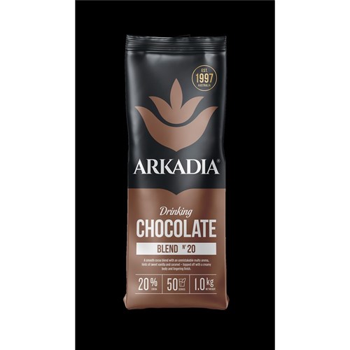 DRINKING CHOCOLATE 20% 1KG(3) # 100140 ARKADIA