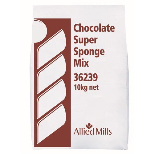 CAKE MIX SUPER SPONGE CHOCOLATE 10KG # 36239 ALLIED MILLS