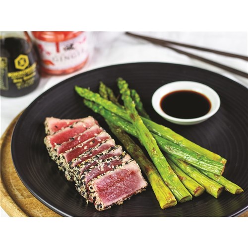 TUNA YELLOWFIN SESAME SEARED (22 X 114-140GM) 2.5KG # ST02 A&T