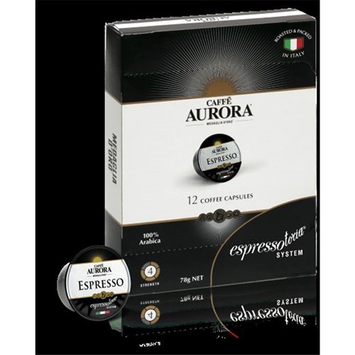 COFFEE CAPSULES AURORA ESPRESSO (12 X 12)144S #3404 VITTORIA