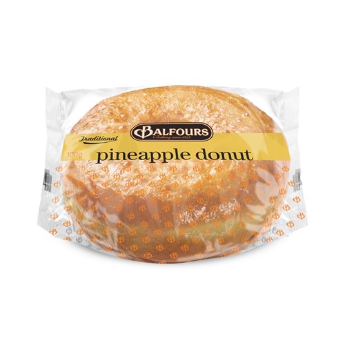 DONUT PINEAPPLE (12 X 100GM) # 1251 BALFOURS