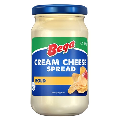 CHEESE CREAM SPREAD BOLD 250GM(12) # 4375 BEGA