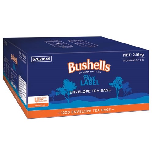 TEA BAG CUP ENVELOPE 1200S (2.16KG) # 69573875 BUSHELLS