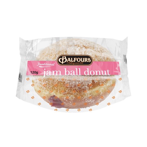 DONUT JAM BALL (12 X 120GM) # 1235 BALFOURS