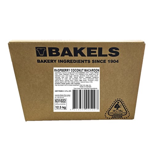 MACAROON RASP COCONUT 12.5KG #631022 BAKELS
