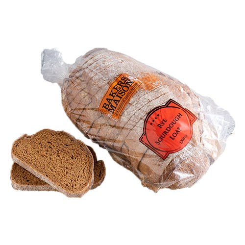 BREAD SOURDOUGH RYE SLICED (8 X 1.2KG) # 11913 BAKERS MAISON