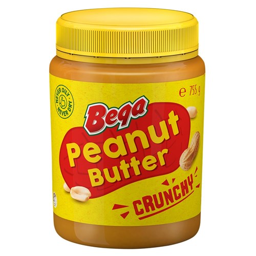 PEANUT BUTTER CRUNCHY 755GM(6) # 1624 BEGA